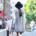 Outstanding manufacture women fur vest women